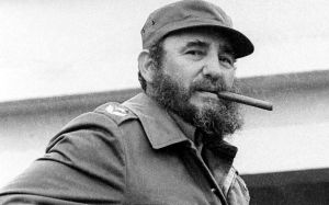 Cuban President Fidel Castro stands at Havana's Jose Marti airport after sending doctors and medical personnel to Armenia to treat earthquake victims in this May 10, 1978 file photo. Castro, who has not been seen in public for 16 months, suggested on December 17, 2007, that he might give up his formal leadership posts, the first time he has spoken of his possible retirement since he fell ill.    REUTERS/Prensa Latina/Files (CUBA)